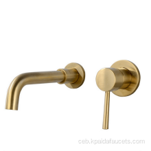 Itom nga Gold Faucet Mixer Wall nga gitaas nga gripo